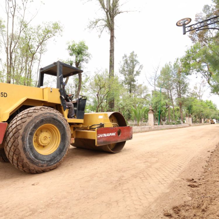 Inicia la remodelación del circuito de caminata en la alameda jerezana