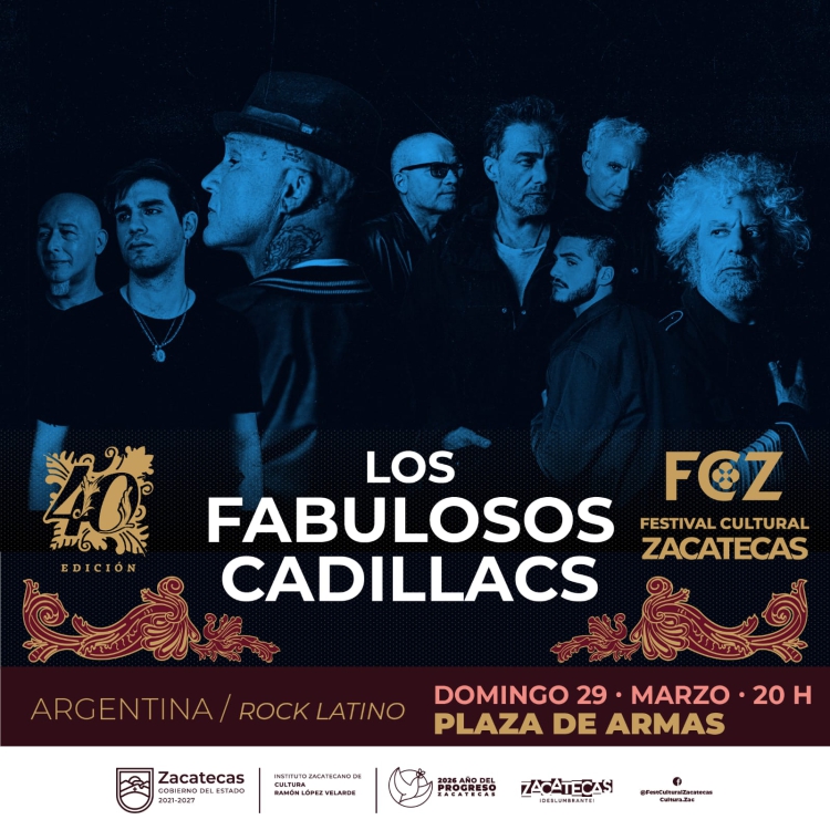 Los Fabulosos Cadillacs estarán en Zacatecas
