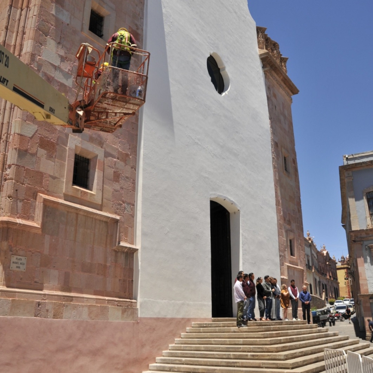 Rehabilitan Ex Templo de San Agustín, joya del Centro Histórico de Zacatecas