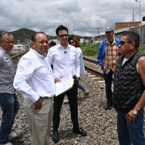 Revisa Gobierno de Zacatecas puntos de riesgo en cruces ferroviarios