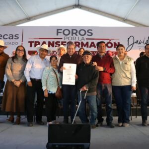 Encabeza gobernador Foro por la Transformación en municipio de Pinos